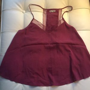 Intimately Free People Loose Cami with lace detail